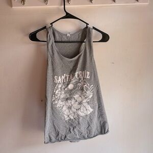 this is a dark grey tank top